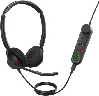 Наушники с микрофоном Jabra Engage 40 черный накладные USB оголовье (4099-413-279) - купить недорого с доставкой в интернет-магазине