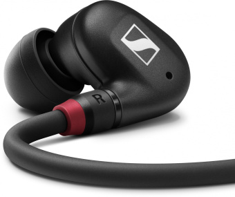 Наушники вкладыши Sennheiser IE 100 Pro 1.3м черный проводные в ушной раковине (508940) - купить недорого с доставкой в интернет-магазине