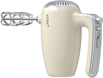 Миксер ручной Vitek VT-HM3001 800Вт кремовый - купить недорого с доставкой в интернет-магазине