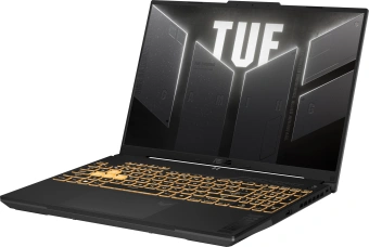 Ноутбук Asus TUF Gaming F16 FX607VU-RL061 Core 5 210H 16Gb SSD512Gb NVIDIA GeForce RTX4050 6Gb 16" IPS WUXGA (1920x1200) без ОС grey WiFi BT Cam (90NR0N06-M002T0) - купить недорого с доставкой в интернет-магазине