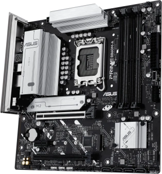 Материнская плата Asus PRIME B860M-A-CSM Soc-1851 Intel B860 4xDDR5 mATX AC`97 8ch(7.1) 2.5Gg RAID+HDMI+DP - купить недорого с доставкой в интернет-магазине