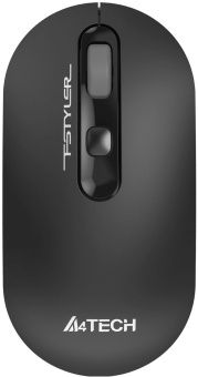 Мышь A4Tech Fstyler FG20S серый оптическая 2000dpi silent беспров. USB для ноутбука 3but (FG20S USB GREY) - купить недорого с доставкой в интернет-магазине