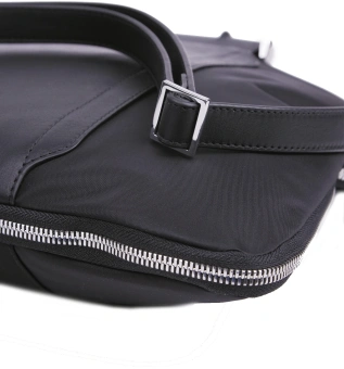 Деловая сумка женская Piquadro Lyra CA4021W92T/N с отделением для ноутбука черный ткань/натур.кожа - купить недорого с доставкой в интернет-магазине