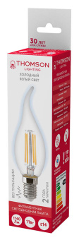 Лампа филам. Thomson Filament TH-B2388 11Вт цок.:E14 свеча 220B св.свеч.бел.хол. Tail Candle (упак.:1шт) - купить недорого с доставкой в интернет-магазине