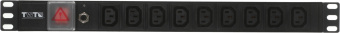 Блок распределения питания Lanmaster TWT-PDU19-10A9C3 гор.размещ. 9xC13 базовые 10A без вилки - купить недорого с доставкой в интернет-магазине