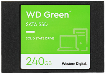 Накопитель SSD WD SATA-III 240GB WDS240G3G0A Green 2.5" - купить недорого с доставкой в интернет-магазине