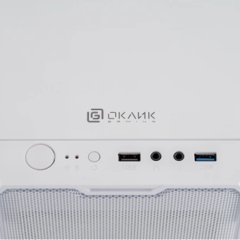 Корпус Оклик OCC-MN302F белый без БП mATX 1xUSB2.0 1xUSB3.0 audio - купить недорого с доставкой в интернет-магазине