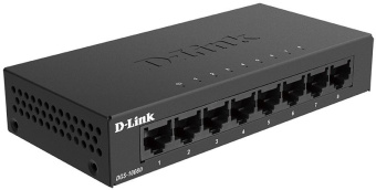 Коммутатор D-Link DGS-1008D/K2A 8x1Гбит/с неуправляемый - купить недорого с доставкой в интернет-магазине