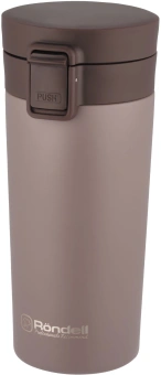 Термокружка для напитков Rondell Freddo RDS-1884 0.38л. коричневый картонная коробка - купить недорого с доставкой в интернет-магазине