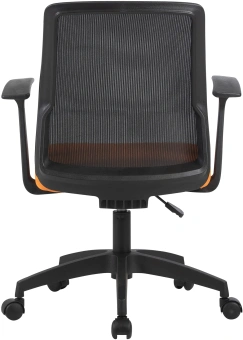 Кресло Cactus CS-MC222-BKOR черный сиденье оранжевый сетка/ткань низк.спин. крестов. пластик пластик черный - купить недорого с доставкой в интернет-магазине