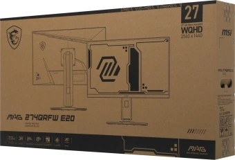 Монитор MSI 27" Mag 274QRFW E20 белый IPS LED 16:9 HDMI матовая HAS Piv 300cd 178гр/178гр 2560x1440 200Hz DP Quad 2K (1440p) 6.9кг - купить недорого с доставкой в интернет-магазине