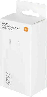 Сетевое зар./устр. Xiaomi 67W HyperCharge Power Adapter 67W 3.25A (PD) USB универсальное белый (BHR07SKEU) - купить недорого с доставкой в интернет-магазине
