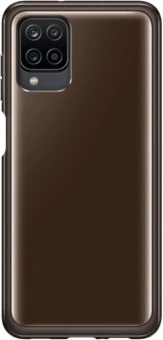 Чехол (клип-кейс) Samsung для Samsung Galaxy A12 Soft Clear Cover черный (EF-QA125TBEGRU) - купить недорого с доставкой в интернет-магазине