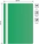 Папка-скоросшиватель Silwerhof Eco SE-PSE20/GRN A4 прозрач.верх.лист пластик зеленый 0.11/0.13 - купить недорого с доставкой в интернет-магазине