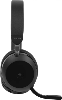 Наушники с микрофоном Jabra Evolve2 75, Link380a MS Stereo Black черный накладные BT/Radio оголовье (27599-999-999) - купить недорого с доставкой в интернет-магазине