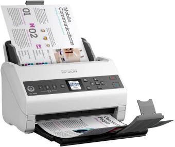 Сканер планшетный/протяжный Epson WorkForce DS-730N (B11B259401/B11B259502) A4 белый - купить недорого с доставкой в интернет-магазине