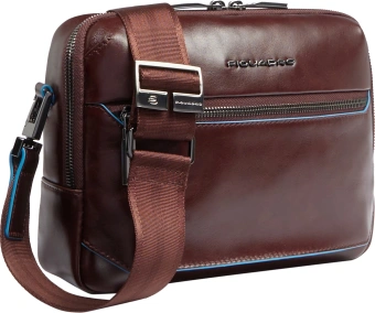 Сумка мужская Piquadro Blue Square CA6588B2/MO красное дерево натур.кожа - купить недорого с доставкой в интернет-магазине