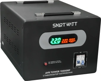 Стабилизатор напряжения Smartwatt AVR Tower 12000RF 12000ВА черный - купить недорого с доставкой в интернет-магазине