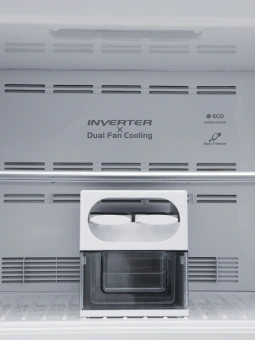 Холодильник Hitachi R-V660PUC7-1 TWH 2-хкамерн. белый текстур. инвертер - купить недорого с доставкой в интернет-магазине