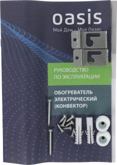 Конвектор Oasis KM-10 1000Вт белый - купить недорого с доставкой в интернет-магазине