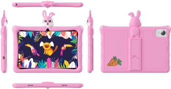 Планшет Digma Kids A10 SC9863A (1.6) 8C RAM2Gb ROM32Gb 10.1" IPS 1280x800 4G 1Sim Android 11.0 Go розовый 2Mpix 0.3Mpix BT WiFi microSD 128Gb GPRS EDGE 5000mAh 6hr 24hrs - купить недорого с доставкой в интернет-магазине