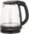 Чайник электрический Midea MK-8015 1.7л. 2200Вт черный корпус: стекло/пластик - купить недорого с доставкой в интернет-магазине