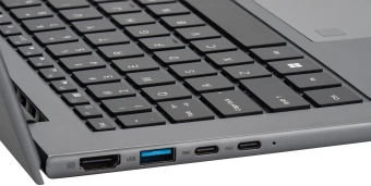 Ноутбук IRU Planio 14INP N-series N100 8Gb SSD256Gb Intel UHD Graphics 14" IPS FHD (1920x1080) Windows 11 Professional grey WiFi BT Cam 5000mAh - купить недорого с доставкой в интернет-магазине