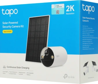 Камера видеонаблюдения IP TP-Link Tapo C410 Kit Wi-Fi 3.17-3.17мм цв. корп.:белый - купить недорого с доставкой в интернет-магазине