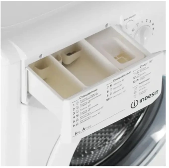 Стиральная машина Indesit IWSE 6105 (CIS).L класс: A загр.фронтальная макс.:6кг белый - купить недорого с доставкой в интернет-магазине