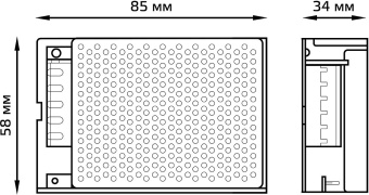 Блок питания Gauss 202003030 встраив. для лен.светод. черный - купить недорого с доставкой в интернет-магазине