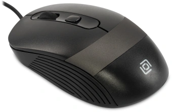 Мышь Оклик 310M черный/серый оптическая 2400dpi USB для ноутбука 4but (1869096) - купить недорого с доставкой в интернет-магазине