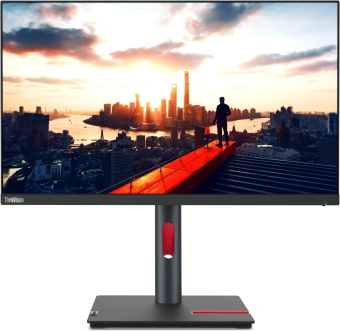Монитор Lenovo 23.8" ThinkVision P24h-30 черный IPS LED 4ms 16:9 HDMI матовая HAS Piv 300cd 178гр/178гр 2560x1440 60Hz DP 2K USB 5.7кг - купить недорого с доставкой в интернет-магазине
