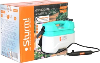 Опрыскиватель Sturm! GS8205 аккум. наплеч. 4л голубой - купить недорого с доставкой в интернет-магазине