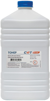 Тонер Cet NF7C TN-711C/514C CET111113C500 голубой бутылка 500гр. для принтера KONICA MINOLTA Bizhub C654/C754/C654e/C754e - купить недорого с доставкой в интернет-магазине