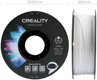 Пластик для принтера 3D Creality 3301030034 PETG d1.75мм 1кг 1цв. - купить недорого с доставкой в интернет-магазине
