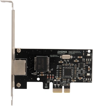 Сетевая карта Gigabit Ethernet Digma DPE101G-TX DPE101G-TX V2 PCI Express - купить недорого с доставкой в интернет-магазине