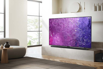 Телевизор QLED Samsung 65" QE65QN90CAUXRU Series 9 серебристый 4K Ultra HD 120Hz DVB-T2 DVB-C DVB-S2 USB WiFi Smart TV (RUS) - купить недорого с доставкой в интернет-магазине