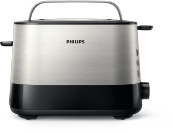 Тостер Philips HD2637/90 830Вт черный/серебристый - купить недорого с доставкой в интернет-магазине