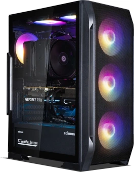Корпус Zalman N7 Plus V2 черный без БП ATX 6x120mm 2xUSB2.0 1xUSB3.0 audio bott PSU - купить недорого с доставкой в интернет-магазине