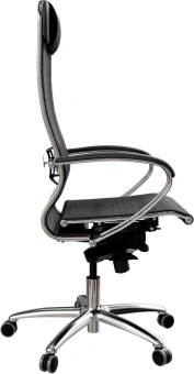 Кресло Метта Samurai S-1 черный сиденье черный сетка с подголов. крестов. металл хром - купить недорого с доставкой в интернет-магазине