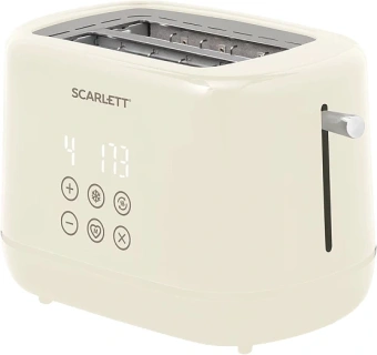 Тостер Scarlett SC-TM11070 850Вт бежевый - купить недорого с доставкой в интернет-магазине