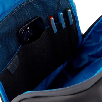 Рюкзак мужской Piquadro Urban CA4818UB00/NGR черный/серый натур.кожа - купить недорого с доставкой в интернет-магазине