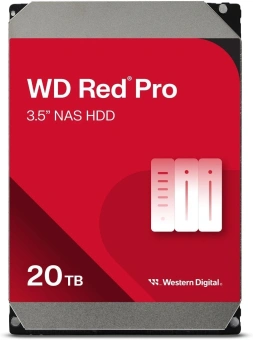 Жесткий диск WD SATA-III 20TB WD202KFGX NAS Red Pro (7200rpm) 512Mb 3.5" - купить недорого с доставкой в интернет-магазине