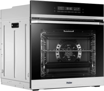 Духовой шкаф Электрический Haier HOQ-F5AABX черный/нержавеющая сталь - купить недорого с доставкой в интернет-магазине