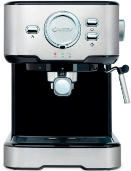 Кофеварка рожковая Vitek VT-1520 850Вт серебристый/черный - купить недорого с доставкой в интернет-магазине