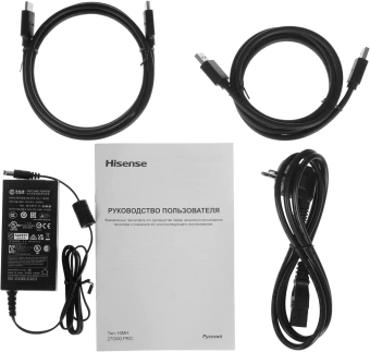 Монитор Hisense 27" 27G6Q PRO черный IPS LED 16:9 HDMI матовая HAS Piv 1000:1 320cd 89гр/89гр 2560x1440 320Hz FreeSync Premium DP QHD 5.5кг - купить недорого с доставкой в интернет-магазине