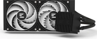 Система водяного охлаждения Zalman Alpha2 A24 ARGB Soc-AM5/AM4/1200/1700/1851 черный 4-pin 29.7dB Al+Cu LCD 320W 2000gr Ret (ALPHA2 A24 BLACK) - купить недорого с доставкой в интернет-магазине