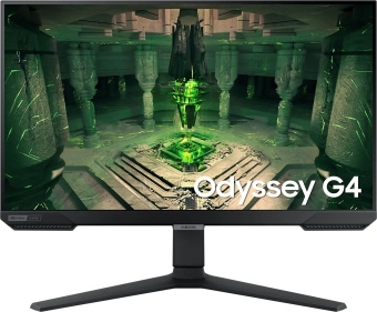 Монитор Samsung 27" Odyssey G4 S27BG400EI черный IPS LED 16:9 HDMI полуматовая HAS Piv 400cd 178гр/178гр 1920x1080 240Hz G-Sync FreeSync Premium DP FHD 5.3кг - купить недорого с доставкой в интернет-магазине