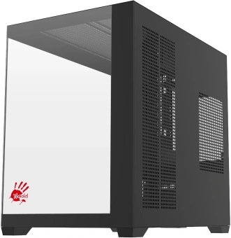 Корпус Bloody CC-122 черный без БП ATX 10x120mm 1xUSB2.0 1xUSB3.0 audio - купить недорого с доставкой в интернет-магазине