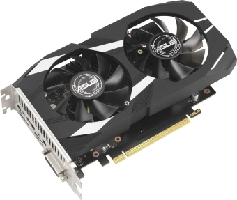 Видеокарта Asus PCI-E 4.0 DUAL-RTX3050-O6G NVIDIA GeForce RTX 3050 6Gb 96bit GDDR6 1507/14000 DVIx1 HDMIx1 DPx3 HDCP Ret - купить недорого с доставкой в интернет-магазине